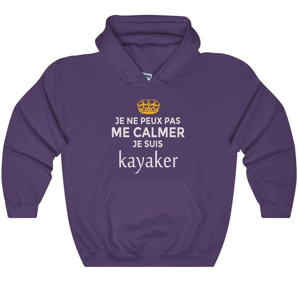 Kayaker, 'Can't Stay Calm !', Unisex Hoodie Sweatshirt