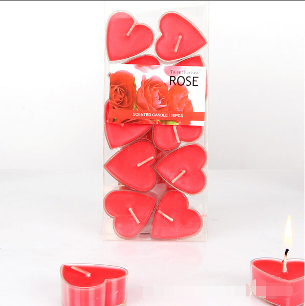Heart Shaped Scented Soy Candles