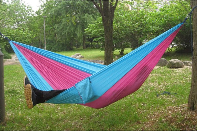 Parachute Nylon Double Hammock for Garden or Camping