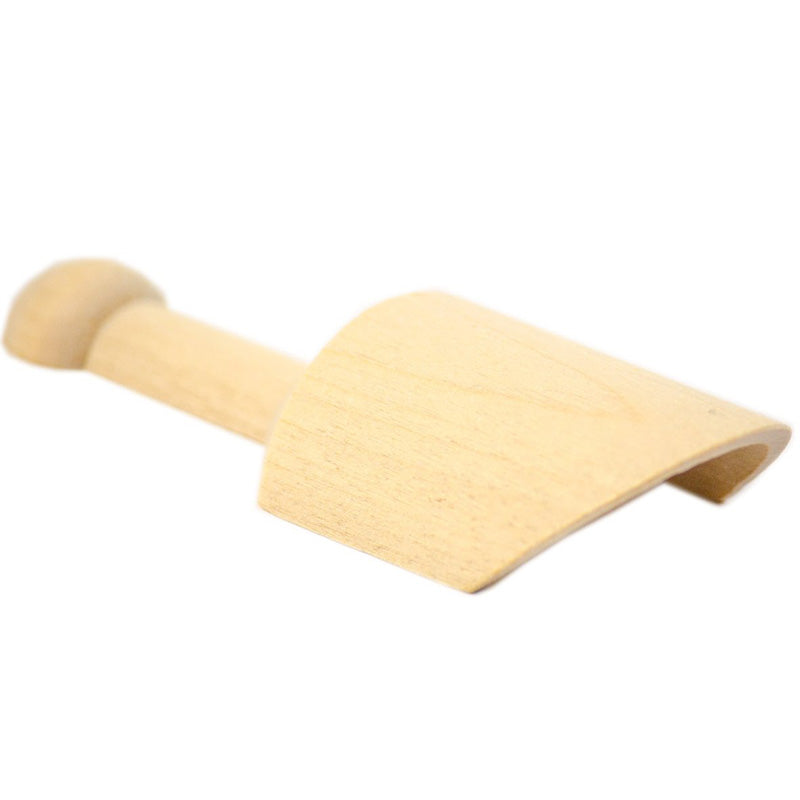 Mini Wooden Scoops for Bulk materials; Bath Salts, Laundry Detergent, etc.