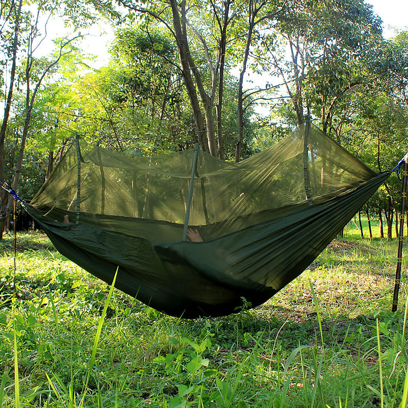 Double Person Parachute Nylon Hammock with Straps, Buckles
