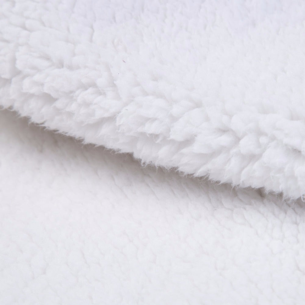 Sherpa Soft Fleece Two Tone Blanket