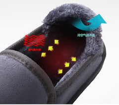UniSex Plush Fur Suede Bedroom Slippers
