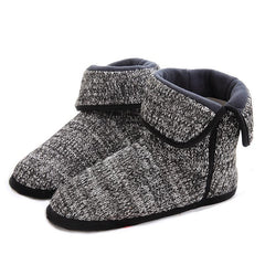 Women's Geo Weave Pattern Woolen Slippers