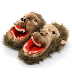 Zombie Monkey Plush Slippers