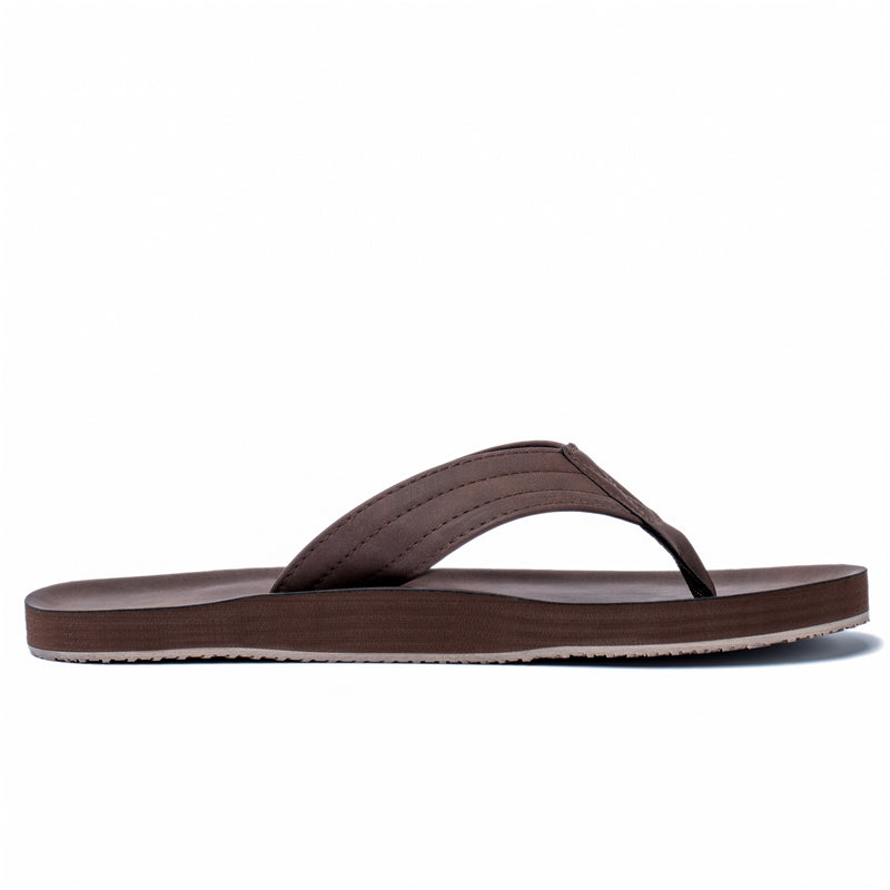 Leather Strap Rubber Sole Beach Sandals