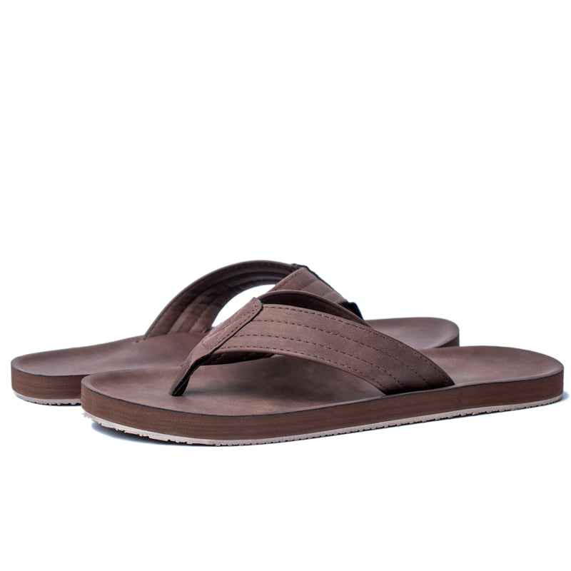 Leather Strap Rubber Sole Beach Sandals