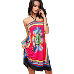Women's Brazilian Beach Dress with Fitted Top