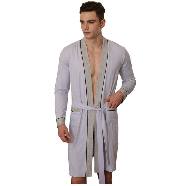 Spring Summer Men's Lightweight Kimono Robes