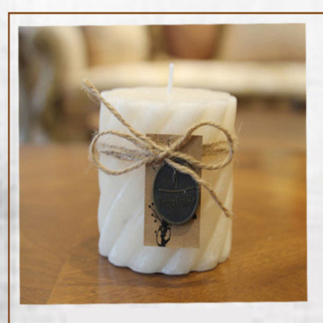 Smoke Free Vanilla Fragrance Candle Essential Oil Decorative Candles