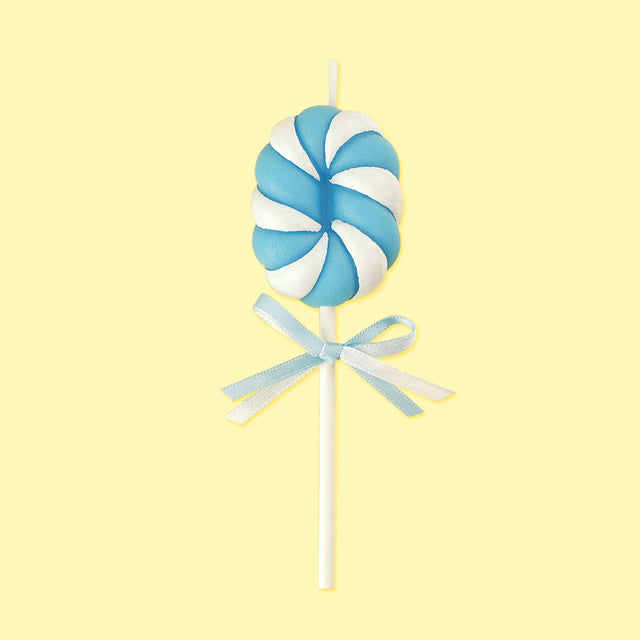 Birthday Figure Candle Blue Bowknot Number Candle