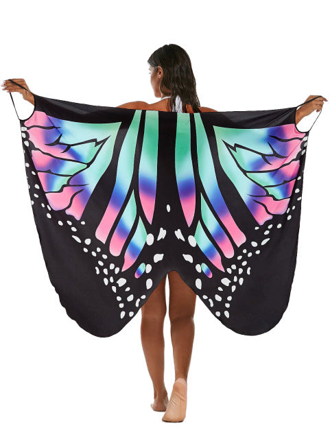 Butterfly Sarong Beach Dress