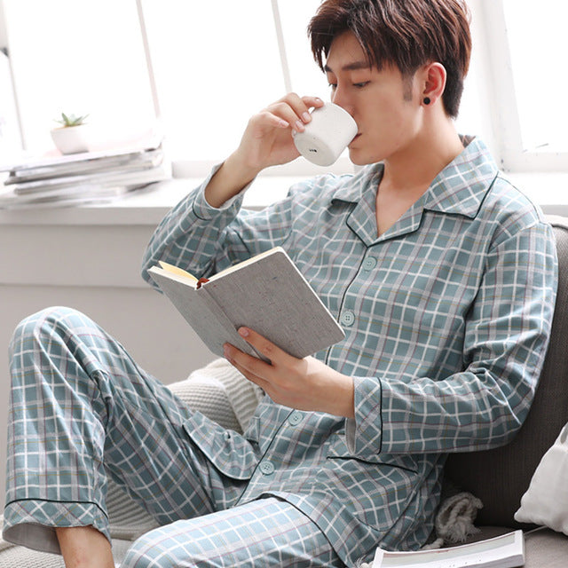 Men's Heavy Flannel Pajamas