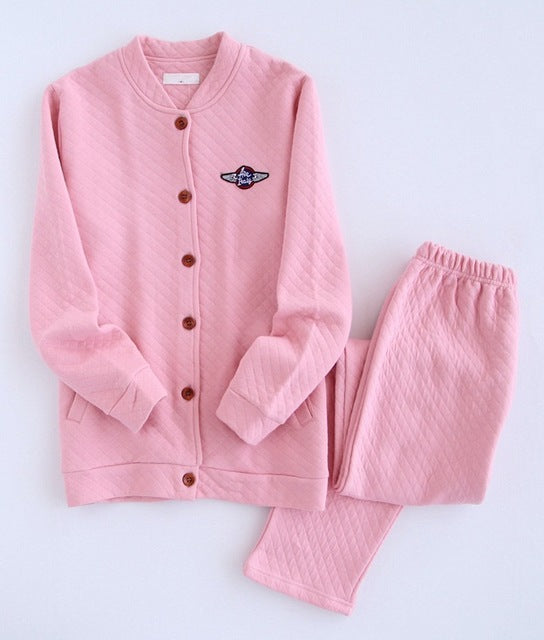 Men's and Women's Thick Cotton Winter Pajamas