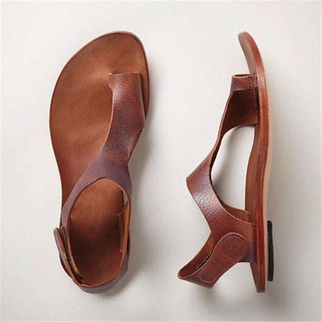 Women's Casual Ankle Strap Roman Flat Sandals