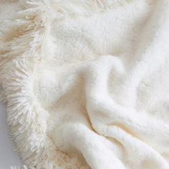 Faux Fur Reversible Throw Blanket