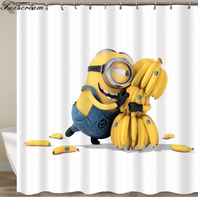 Mischievous Minions Cartoon Series Shower Curtains