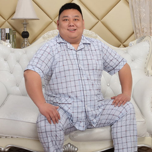 Men's Supersized 5XL Cotton Pajama Set