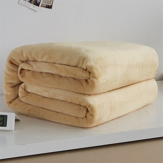 Super Warm Soft Fleece Blanket Bedspread